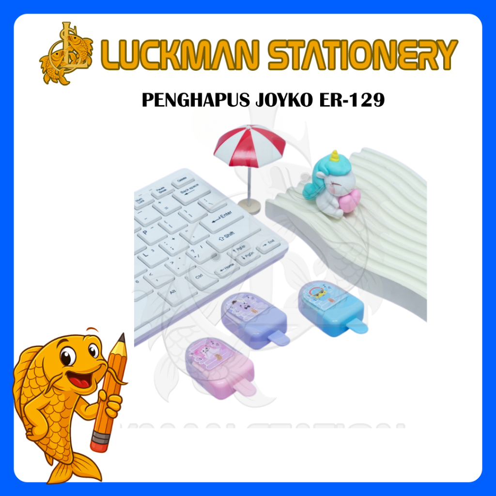 

LUCKMAN STATIONERY - PENGHAPUS JOYKO ER -129 Ice Pop (Pcs)