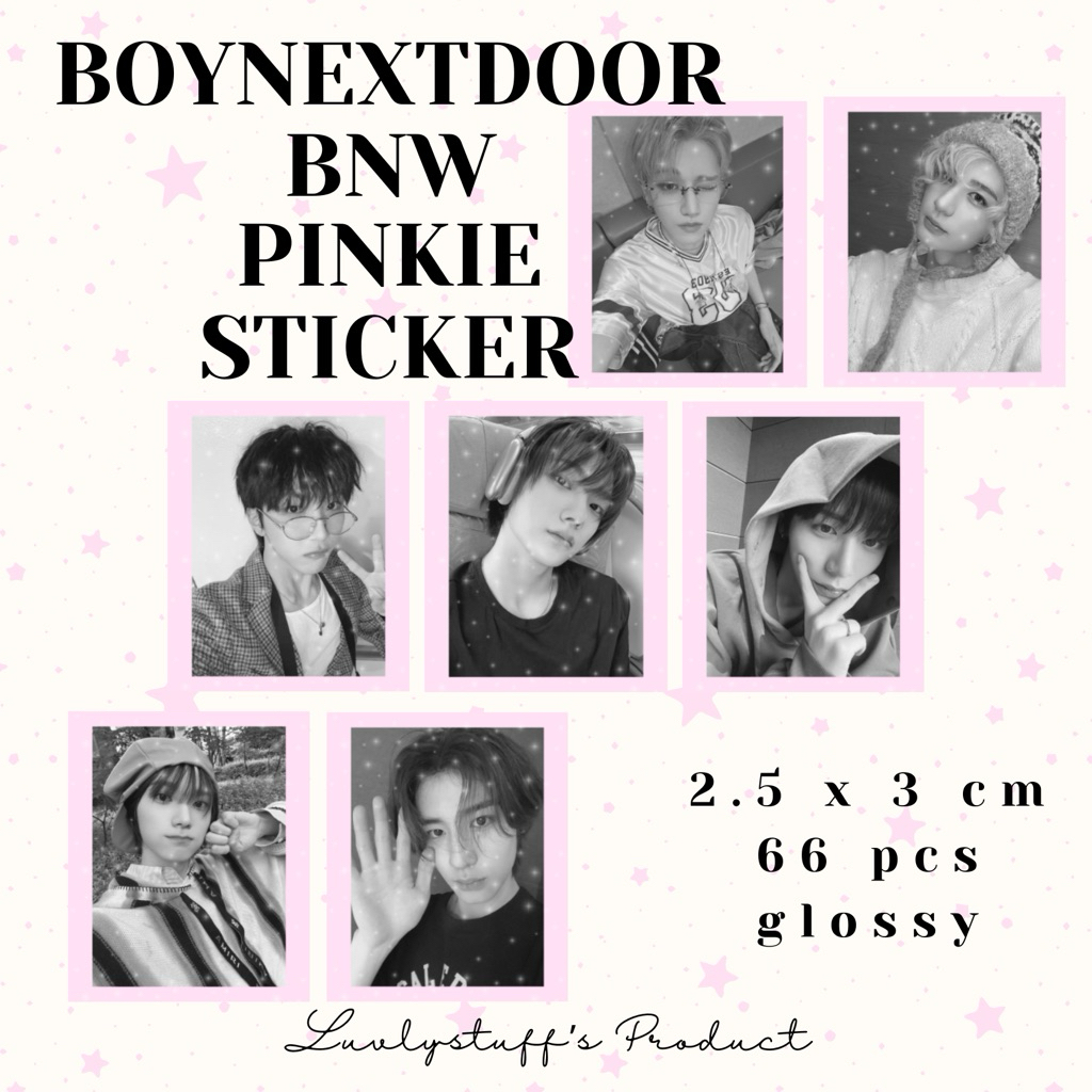 

[Luvlystuff] BOYNEXTOOR BNW STICKER || DECO STIKER KPOP BND LEEHAN TAESAN SUNGHO RIWOO JAEHYUN WOONHAK