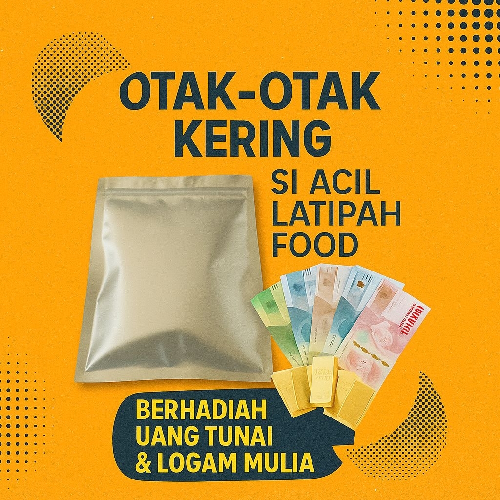 

Otak-Otak Kering 25gr | Rasa Original & Pedas Chili Oil | Snack Gurih Hadiah Menarik