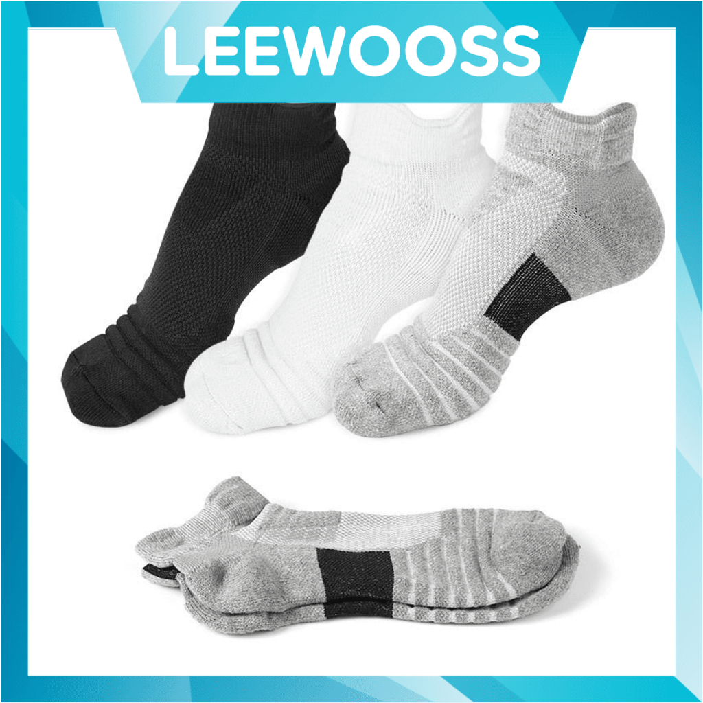 LEEWOOS K6629 Kaos Kaki Sport Kaos Kaki Ankle Kaos Kaki Sport Ankle Kaos Kaki Sport Ankle Nyaman & F
