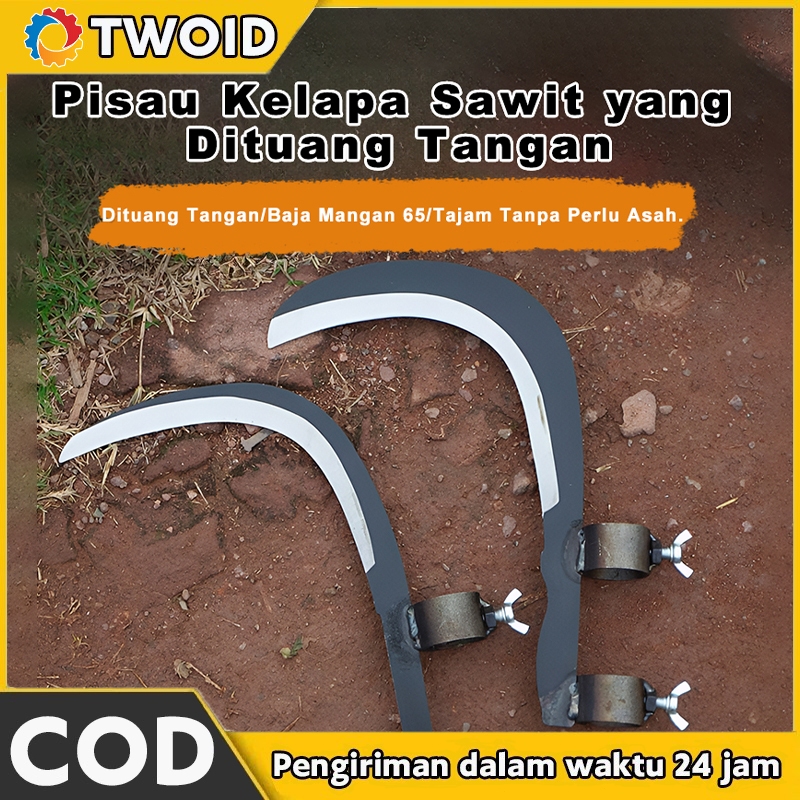 Pemangkas Sabit / Sabit Pisau Pinang Untuk Memotong Rumput/ Memotong Dahan Kering