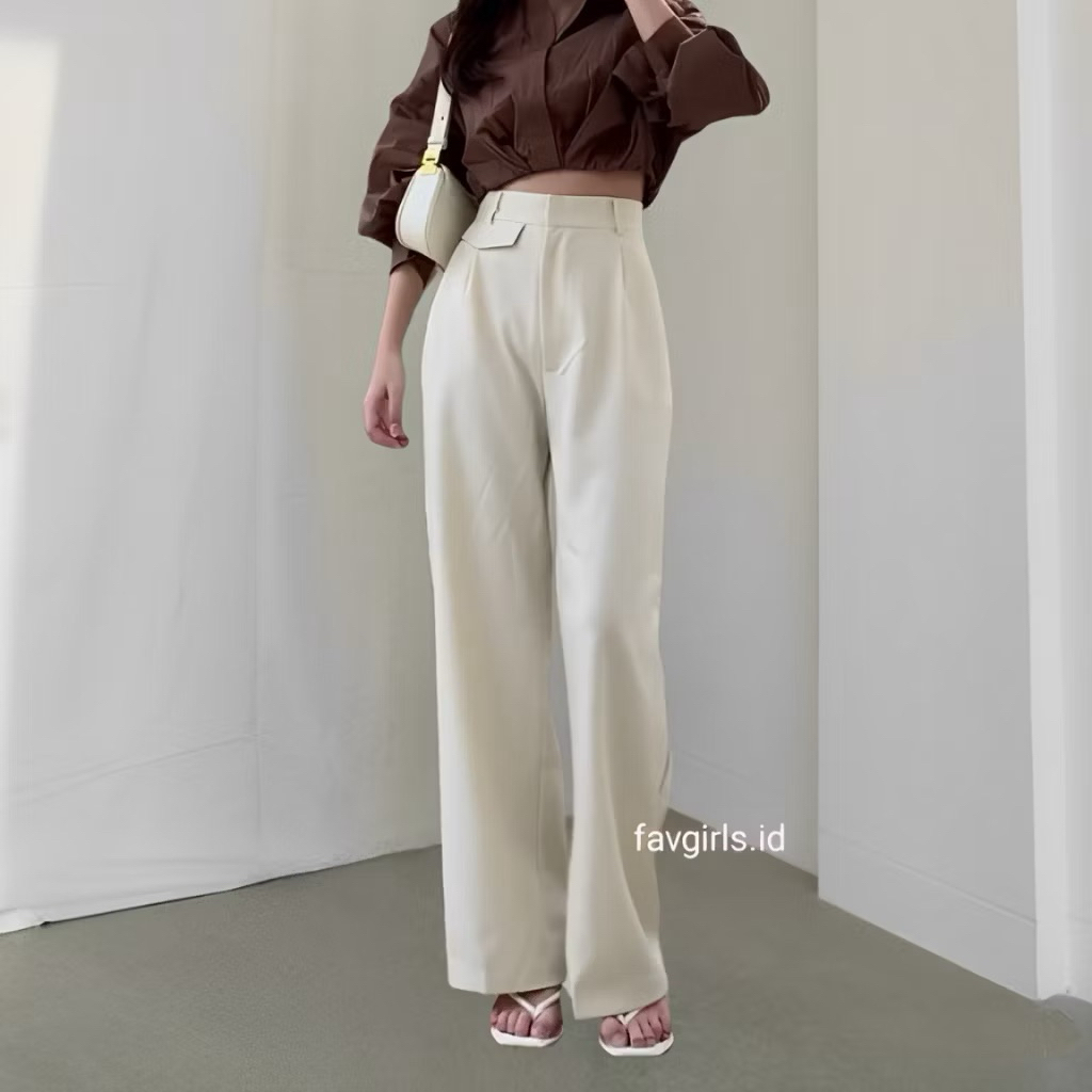 PRELOVED Celana Kulot Wanita ORO PANTS | CELANA KULOT|CELANA KERJA | CELANA HIGHWAIST|