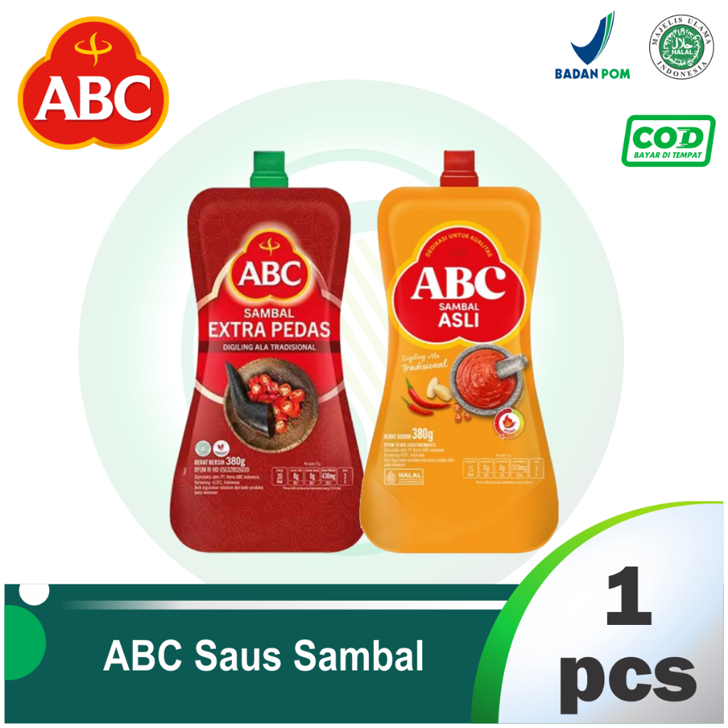 

ABC Saus Sambal 380gr - Kemasan Pouch