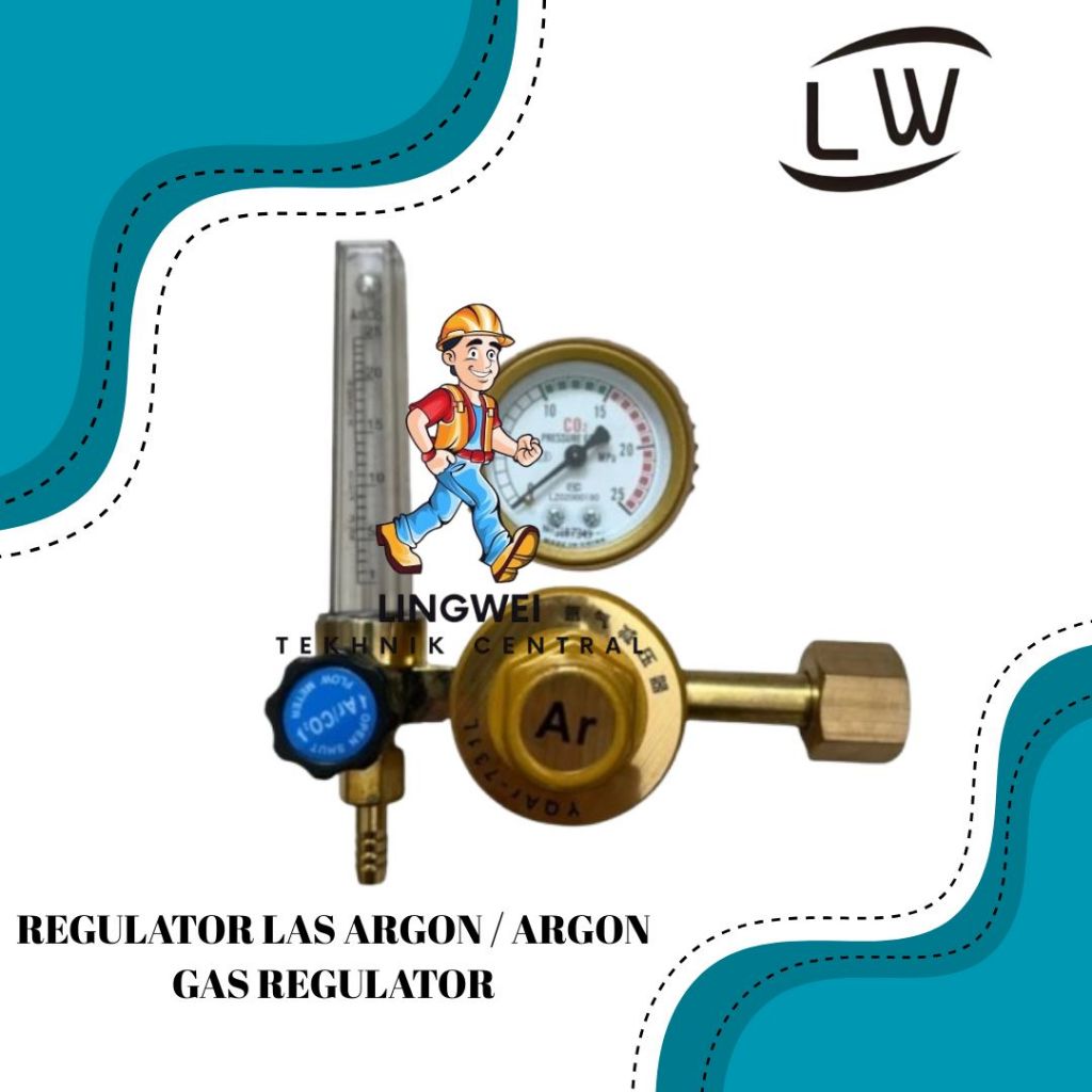REGULATOR LAS ARGON / ARGON GAS REGULATOR