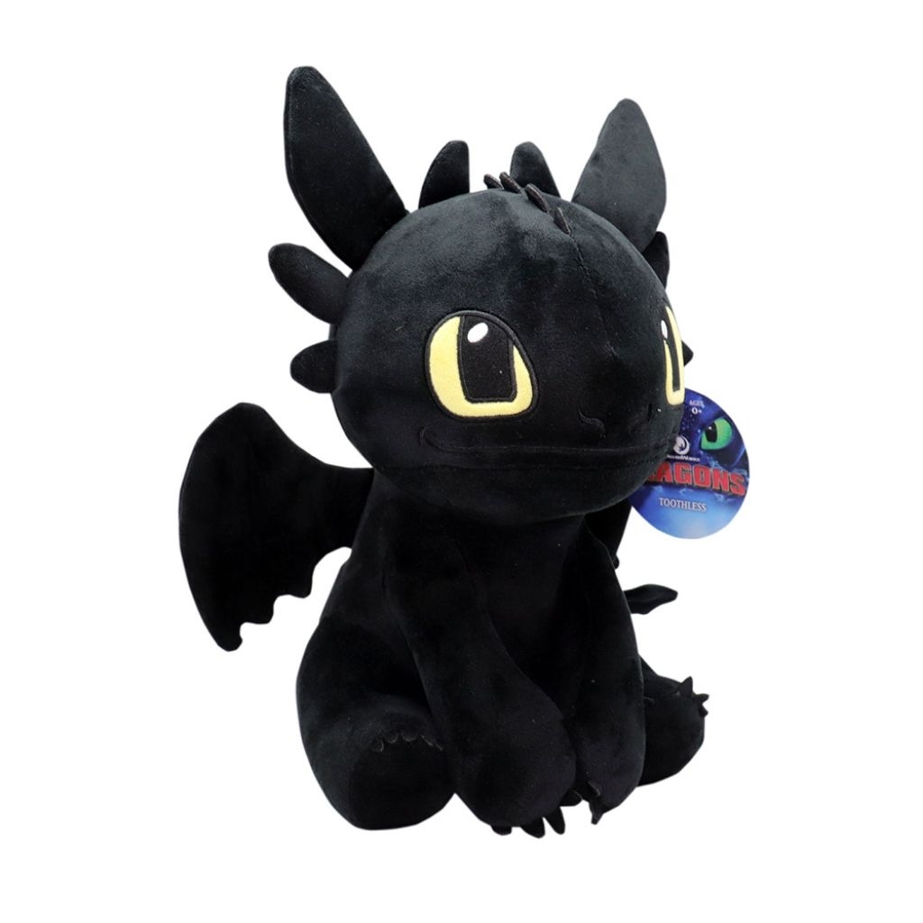 Boneka/Plush Toothless Original - How To Train Your Dragon