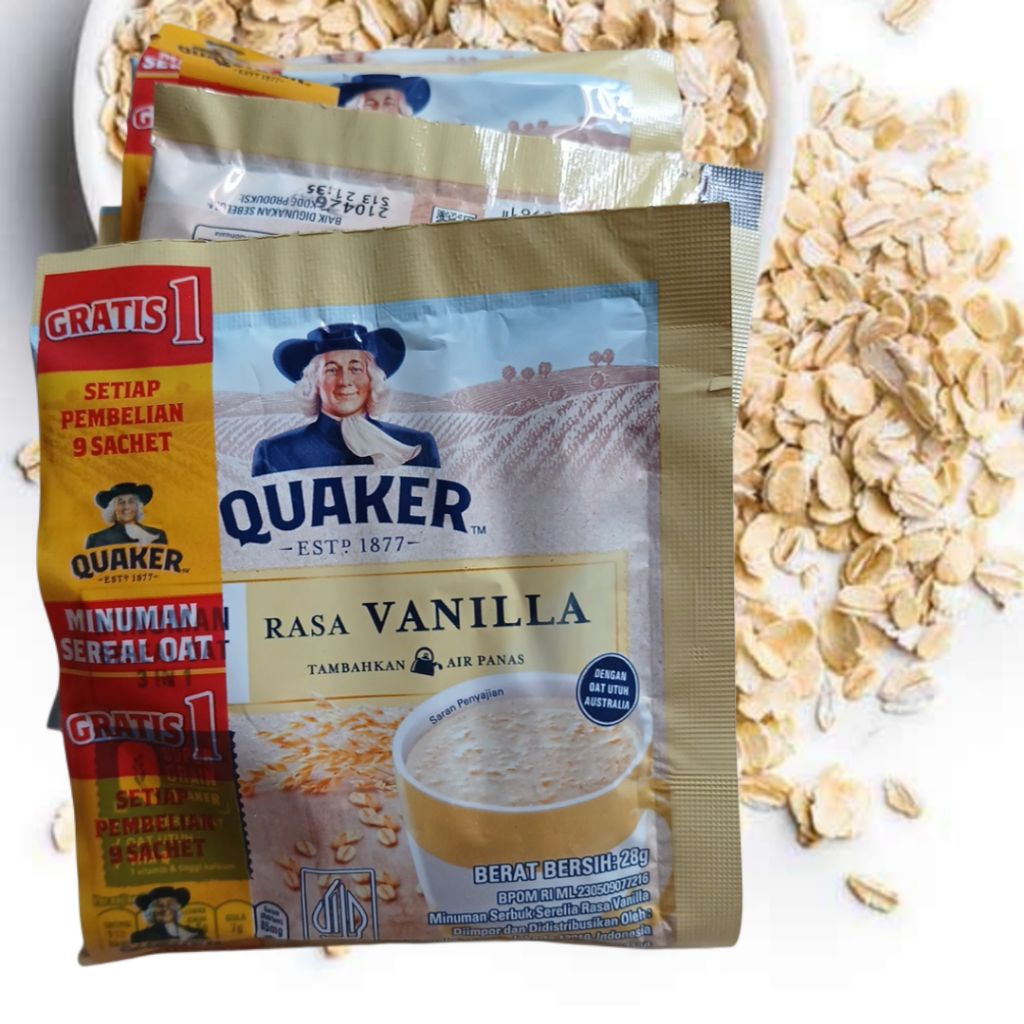 

Quaker Rasa Vanila 28g isi 10