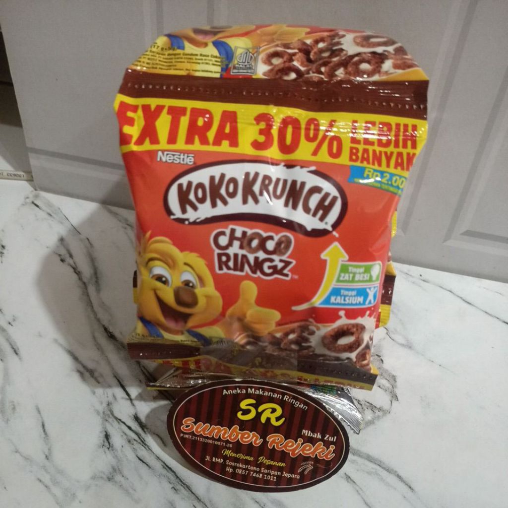 

KOKO KRUNCH CHOCO RINGZ ISI 10 PCS
