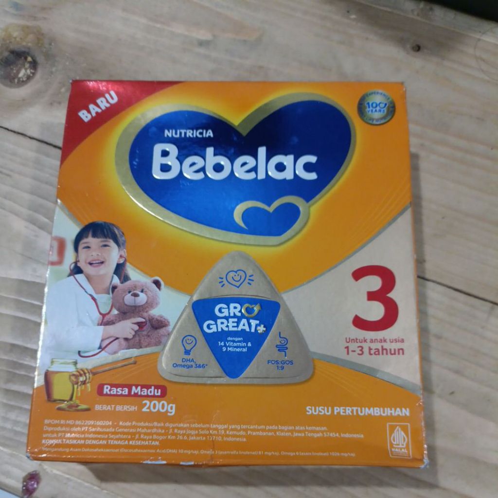 

Bebelac 3 rasa madu 200 g harga promo murah exp aman