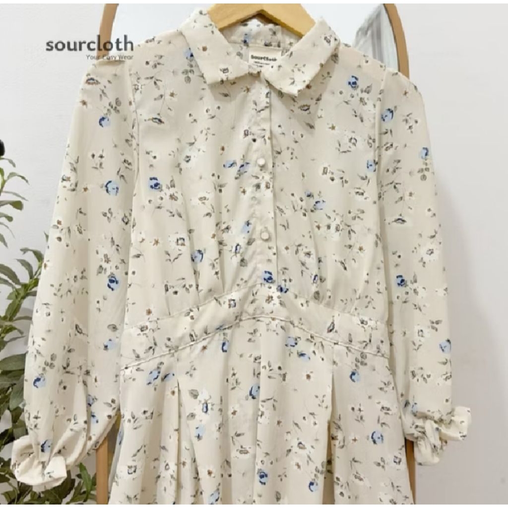 preloved gamis dress floral