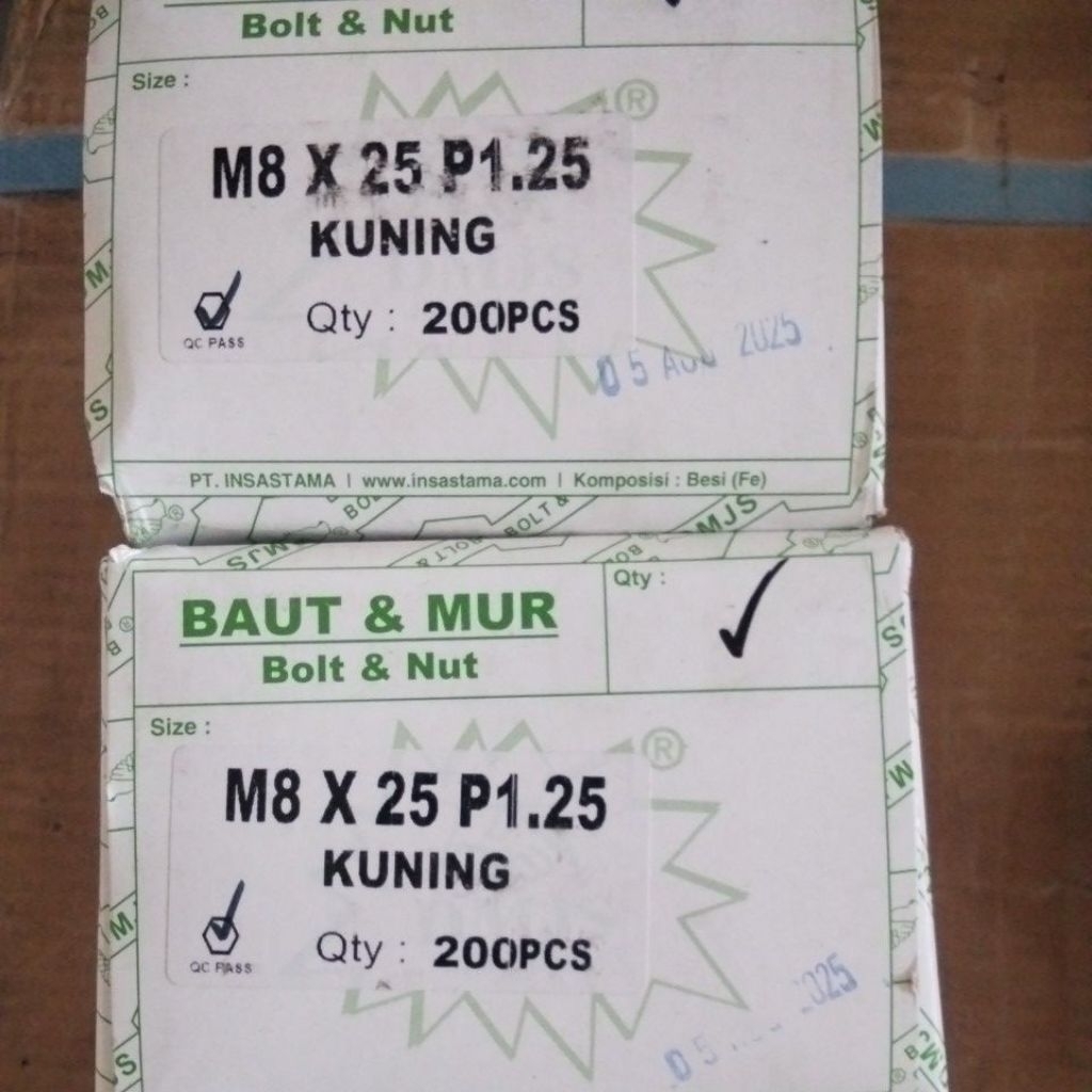 BNK|BHK|BHK|BAUTMURM8x25|BAUTMETRIK|BAUTKUNCI12