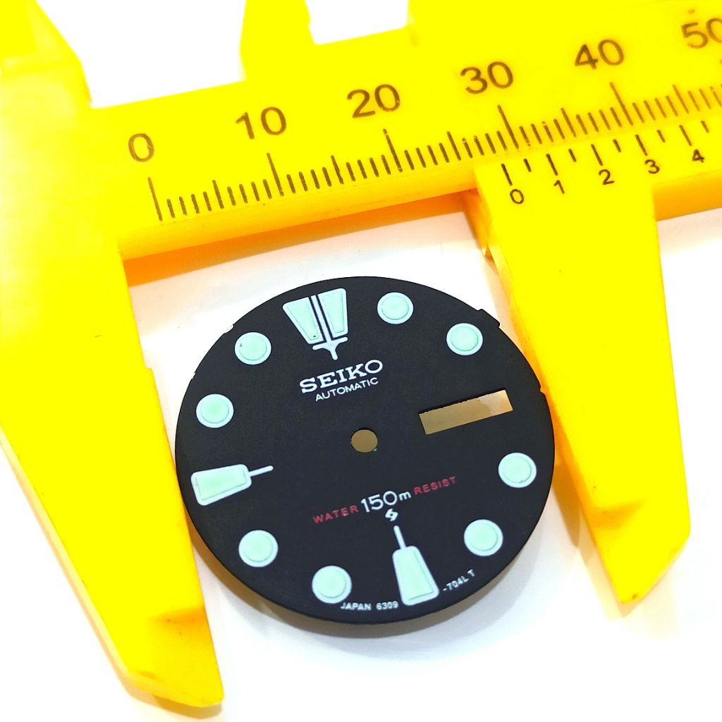 dial seiko warna hitam untuk jam tangan