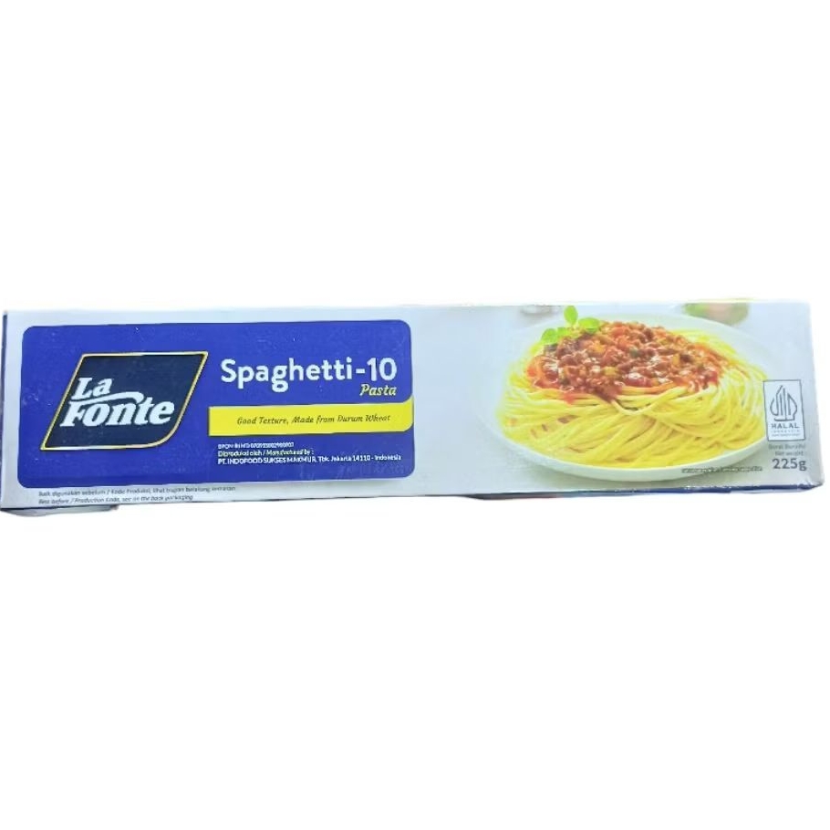 

La Fonte Spaghetti 10 Pasta Durum Wheat Spageti Spagetti 225gr