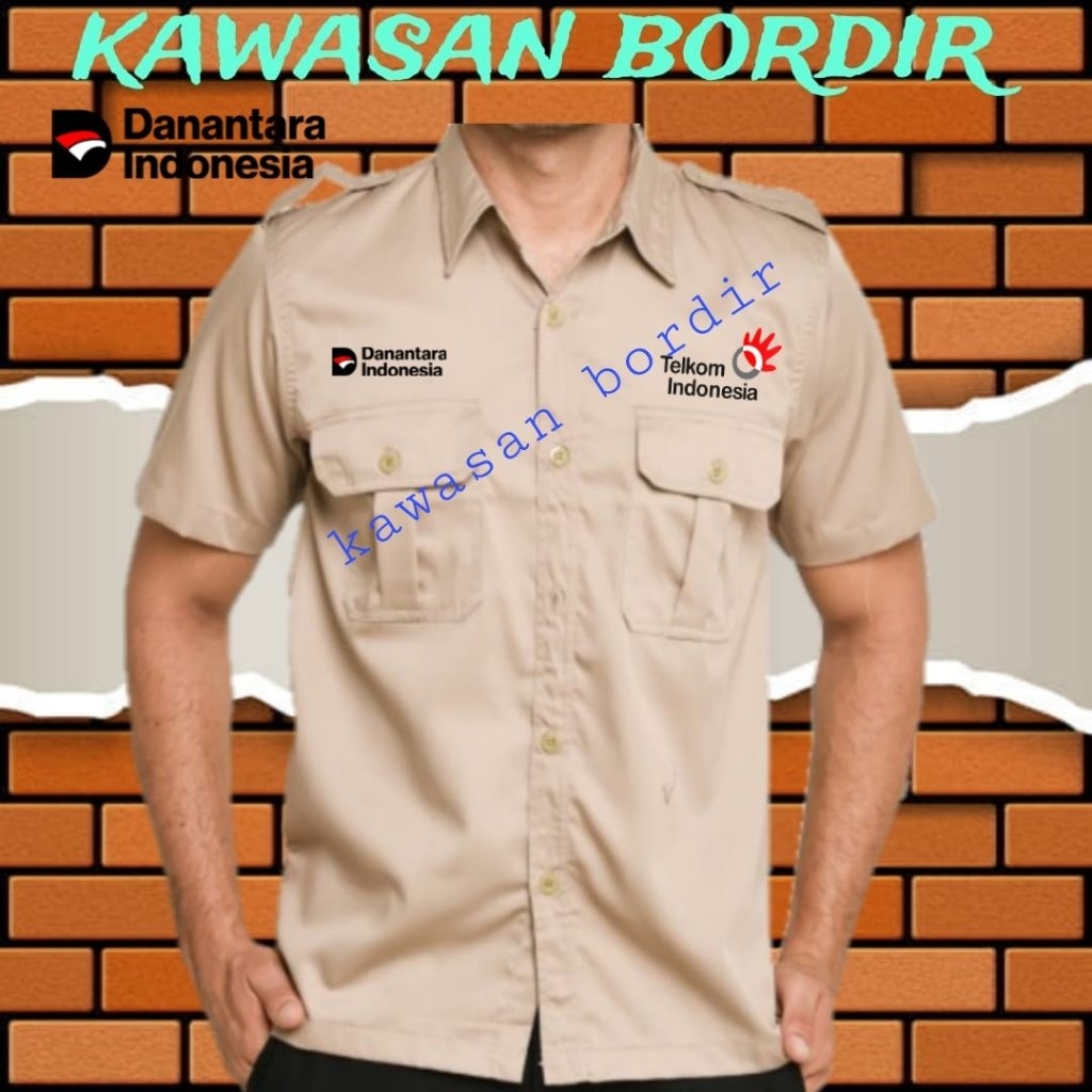 Terbaru kemeja danantara Indonesia Telkom Indonesia kemeja Telkom Indonesia seragam Telkom Indonesia