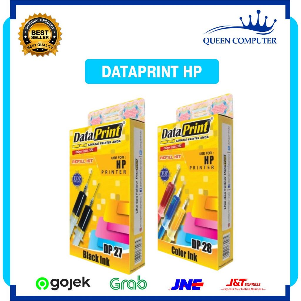 DataPrint Bundling Tinta Refill HP Tinta Suntik
