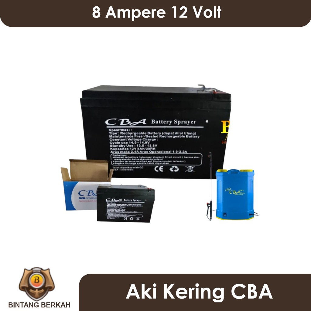 Aki Sprayer 12 Volt 8 Ampere Aki Kering Pertanian