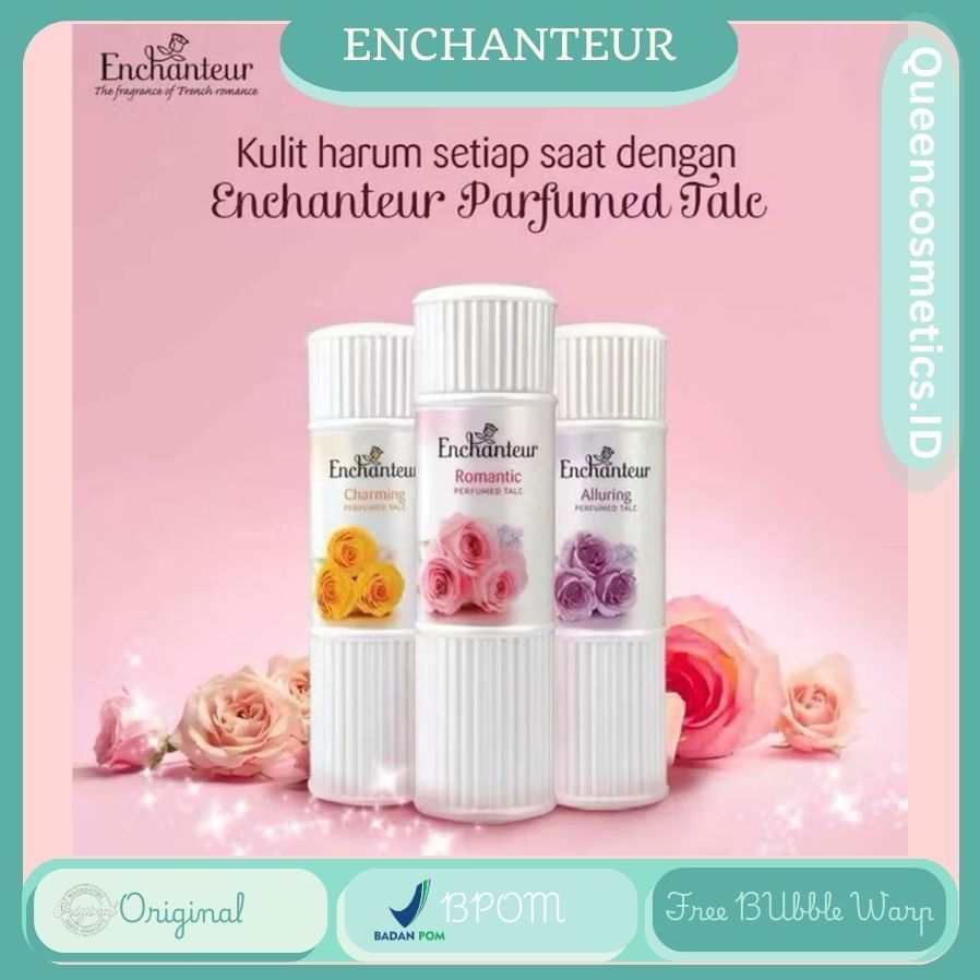 Enchanteur Perfumed Talc Powder | Enchanteur Parfum 100gr Alluring, Charming, Romantic 100gr - 200g