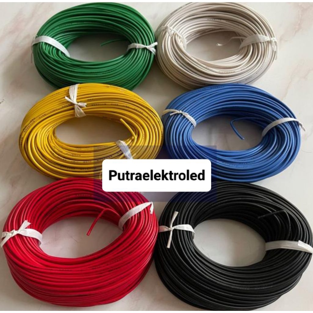 Kabel 22 AWG Serabut Panjang 50meter / Kabel 22AWG Serabut Tembaga Murni
