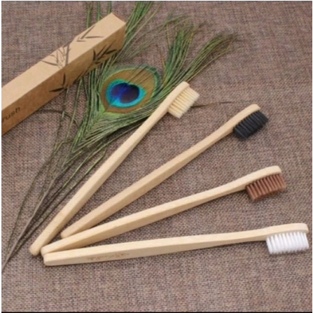 Sikat Gigi Bambu Bamboo Toothbrush / Sikat Gigi Bambu