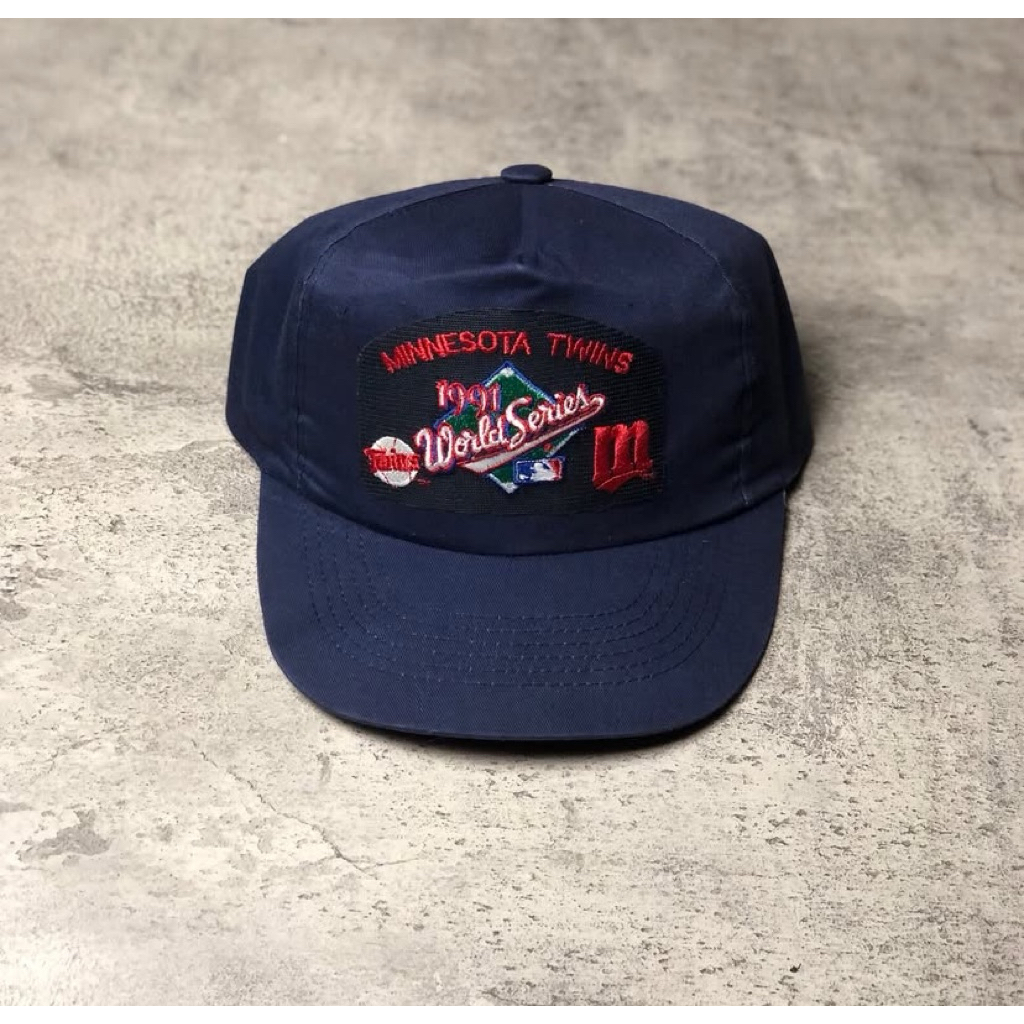 1991 WORLD SERIES MLB CAP