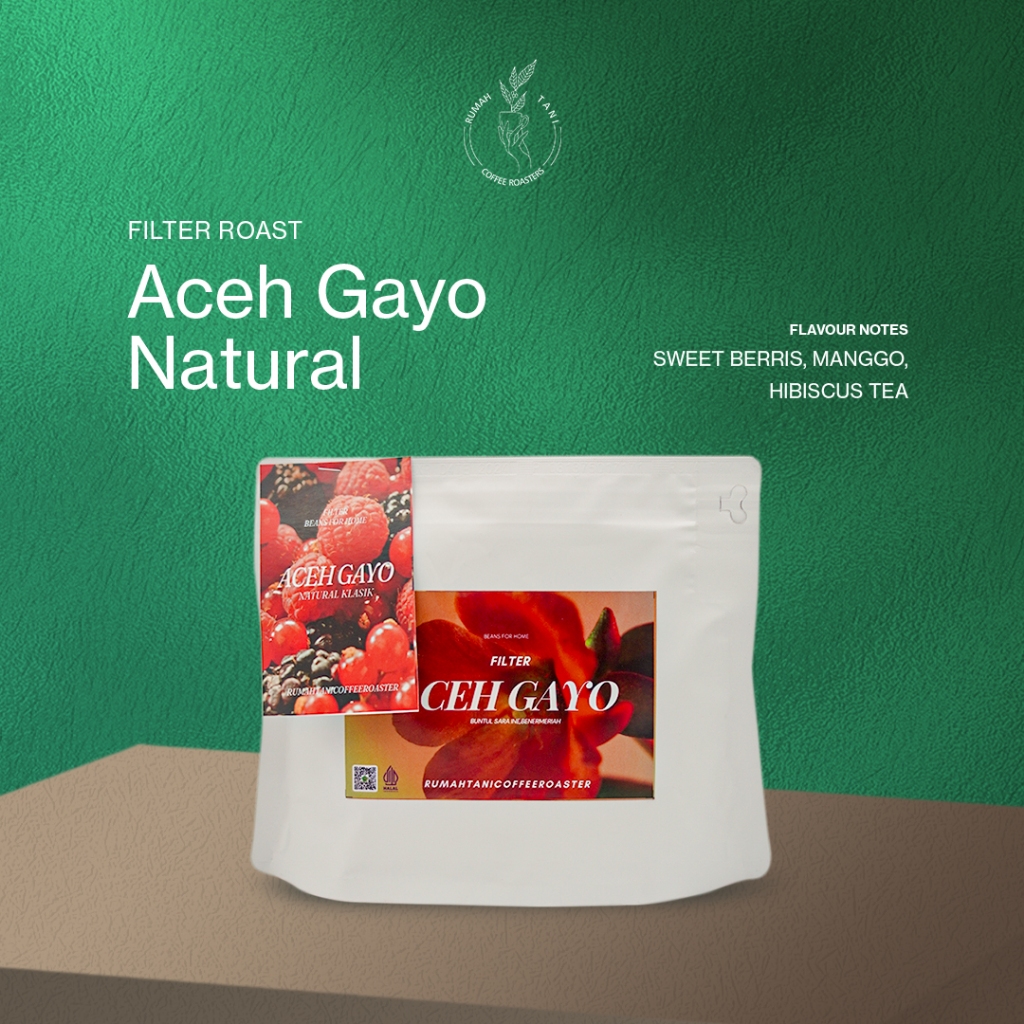 

Biji Kopi Filter Aceh Gayo Natural Klasik