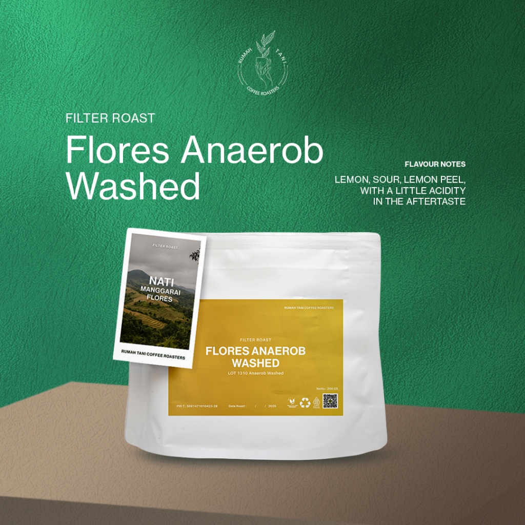 

Biji Kopi Filter Flores Anaerob Washed