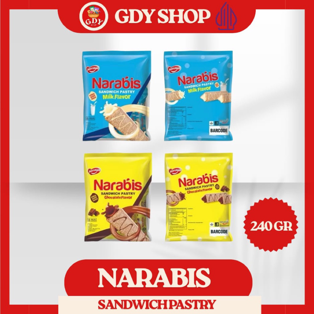 

NARAYA NARABIS SANDWICH PASTRY 240g | 360g
