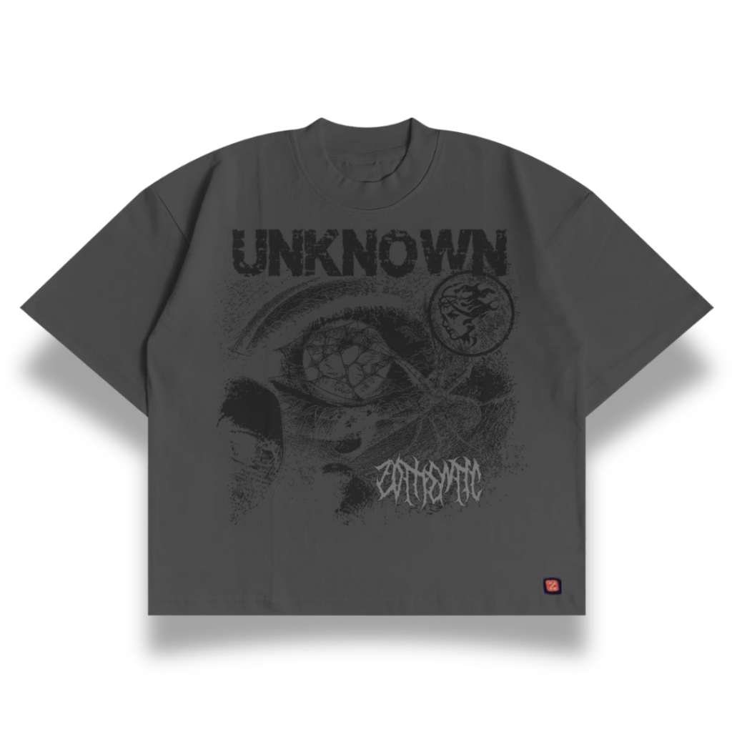 Kaos Boxy Fit Oversize Atasan Pria Wanita Unknown - Zothentic