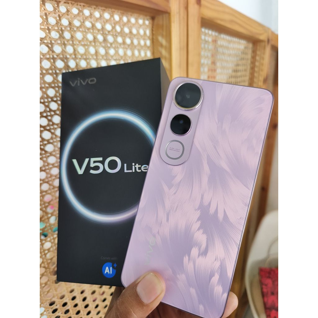 vivo v50 lite 4g 8/256 second lengkap mulus like new