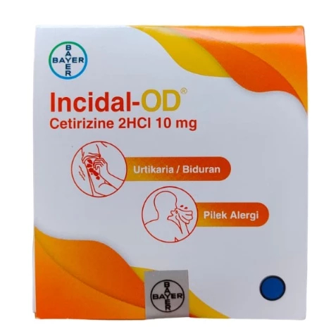 Incidal OD Strip 4 Tablet Obat Alergi
