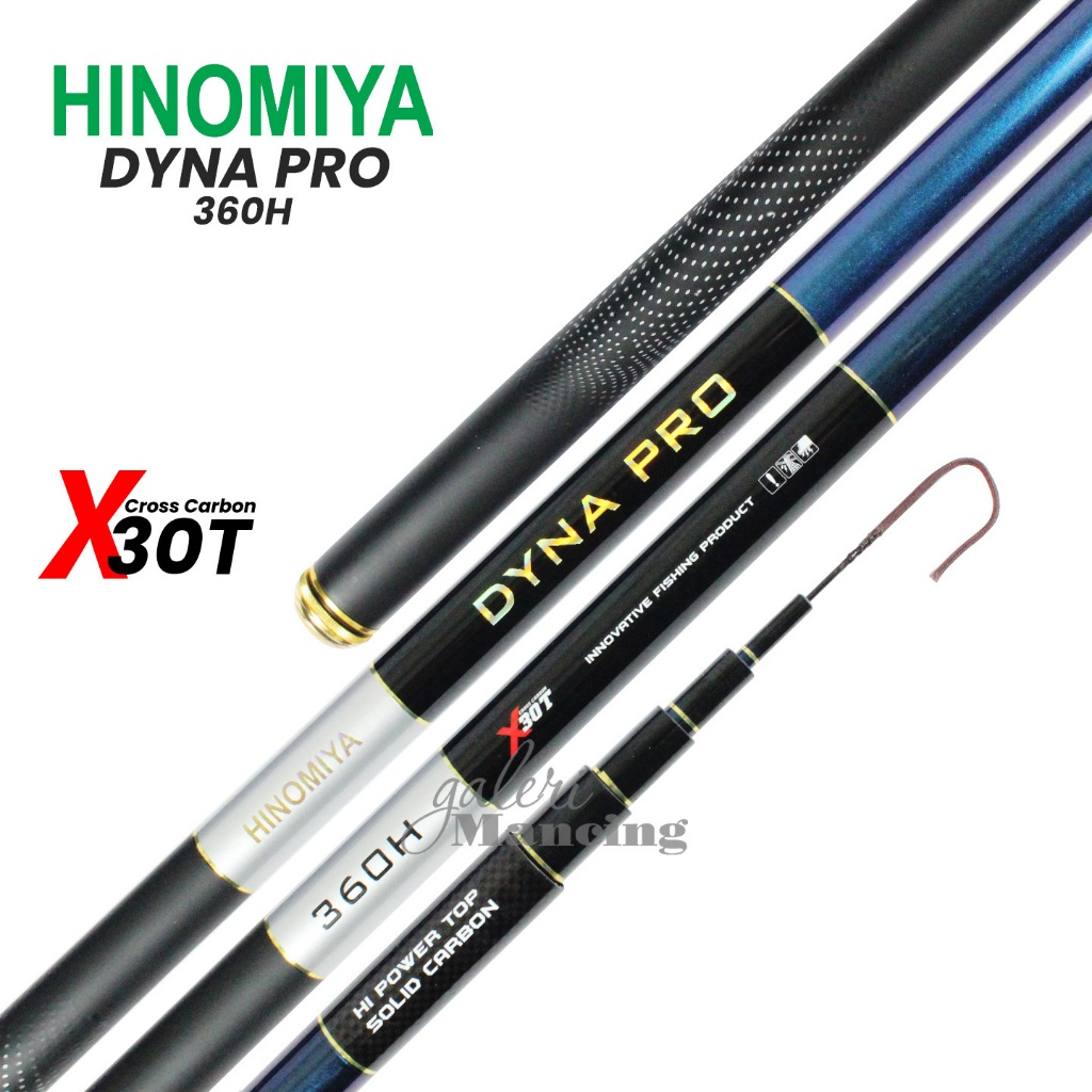 Joran Tegek Hinomiya Dyna Pro 210 s/d 360 | Hi Solid Top Carbon | New Release 2025 | Galeri Mancing