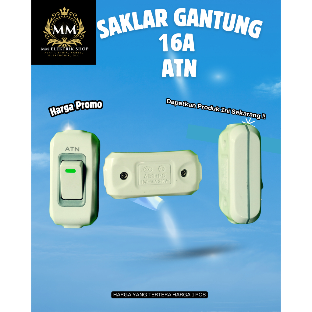 Saklar Gantung On Off A140 SG835 16A ATN