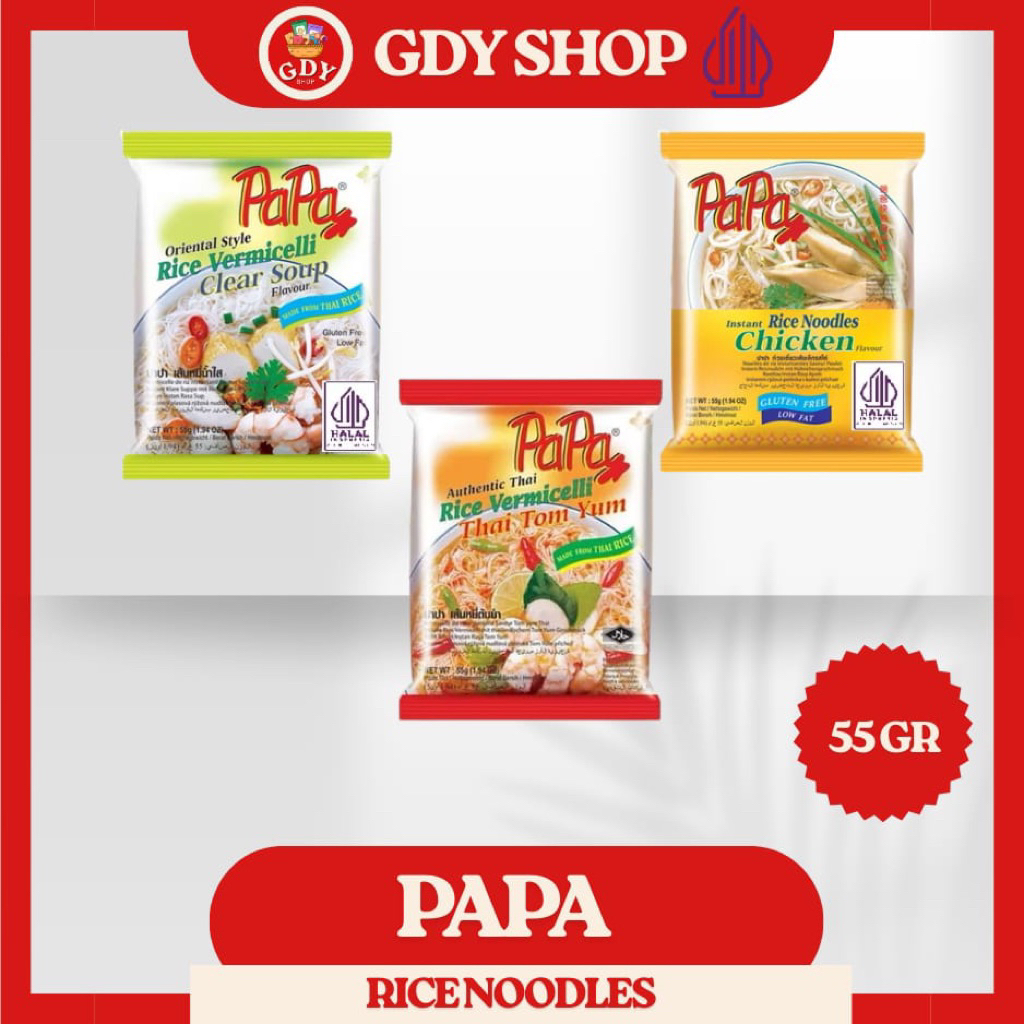 

PAPA 55g | BIHUN TOMYUM | RICE NOODLE CHICKEN