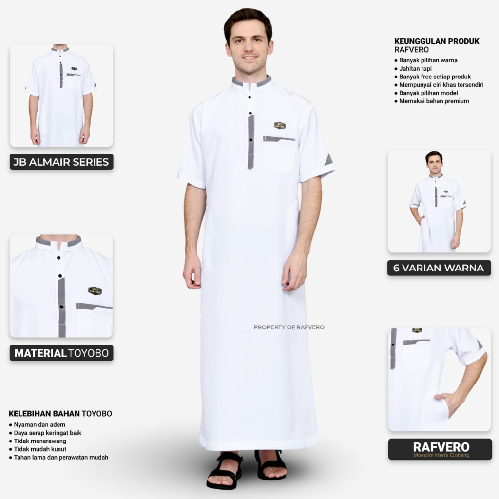 Gamis Pria Almair Original Rafvero