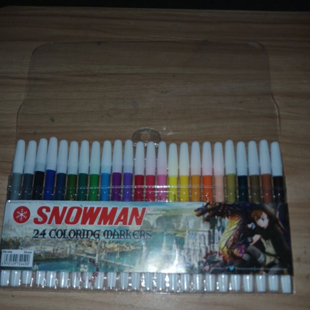

SPIDOL SNOWMAN ISI 24 WARNA PRALOVED MURAH