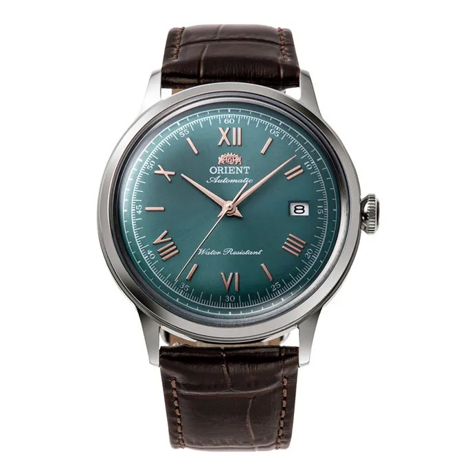 Orient Classic RA-AC0023E Bambino Automatic Green Dial Brown Leather Strap