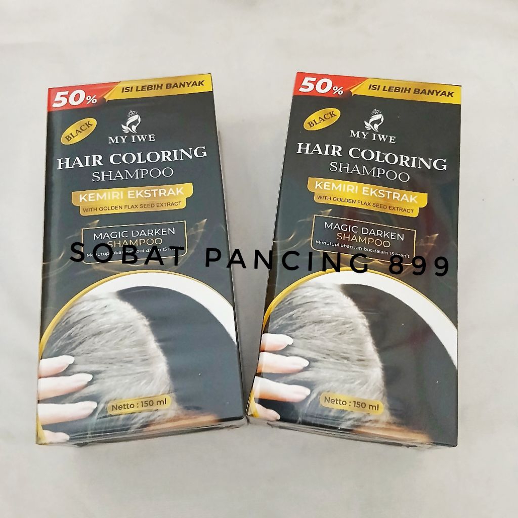 My iwe Shampo penghilang uban/penghitam rambut uban original