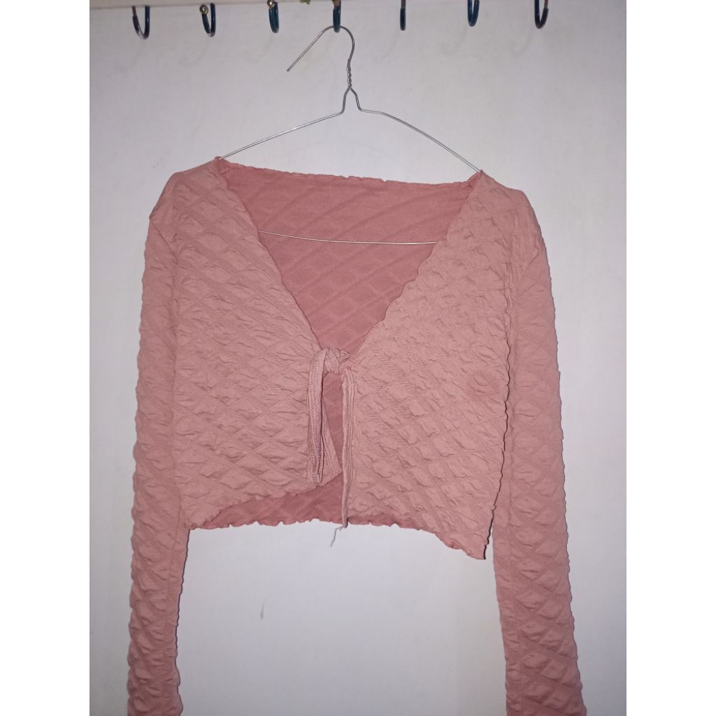 preloved cardigan ruffle