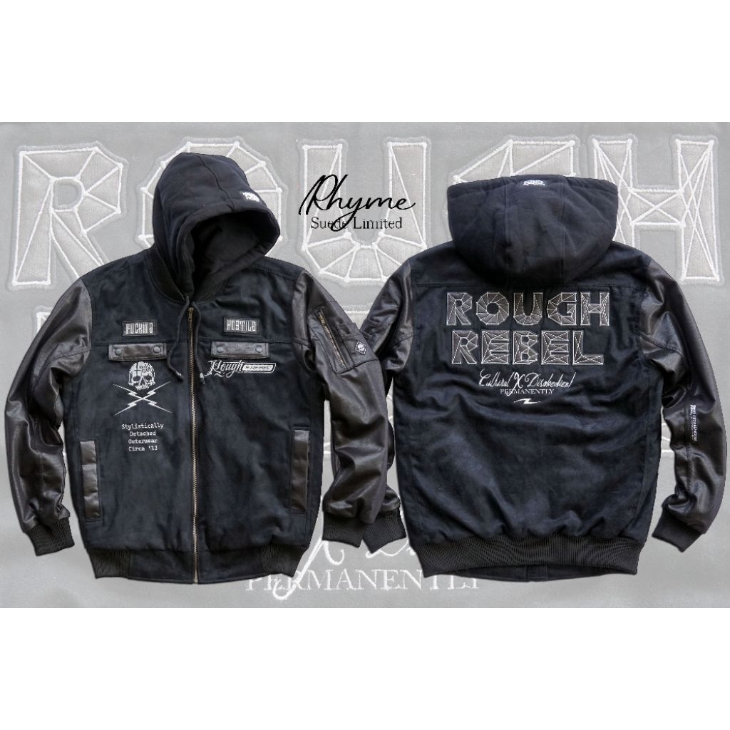 New RHYME Suede Jacket - ROUGHREBEL ORIGINAL