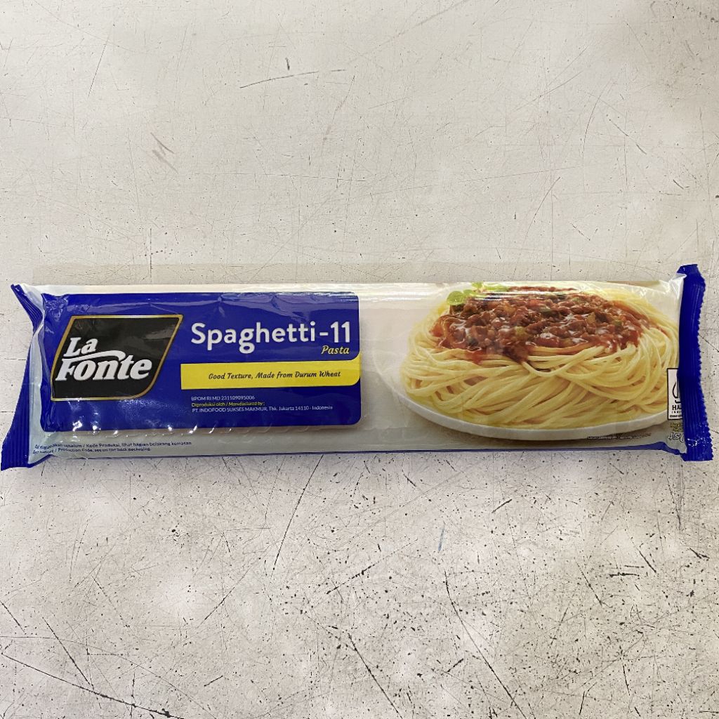 

Lafonte pasta spaghetti no.11 kemasan 450 gram | la fonte pasta spaghetti