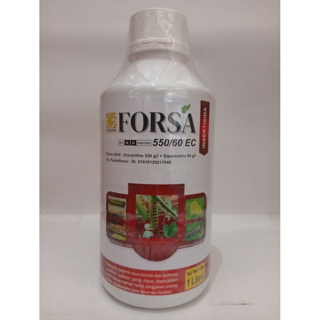Insektisida Pembasmi Serangga Kutu Daun & Ulat Tanah FORSA 550/60 EC