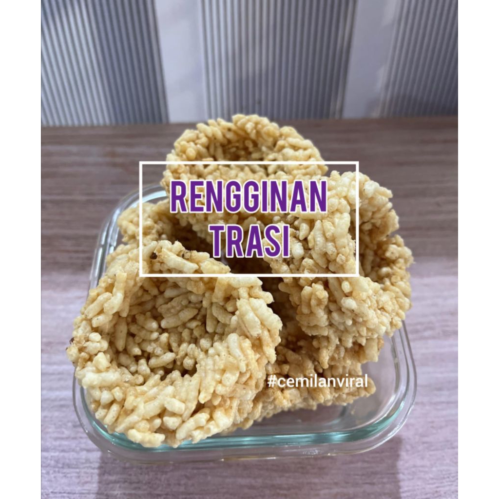 

Cemilan Viral Rengginan Trasi Renyah Jajan Jadul Snack Udang Nikmat Gurih Jajanan Food Asin Makanan