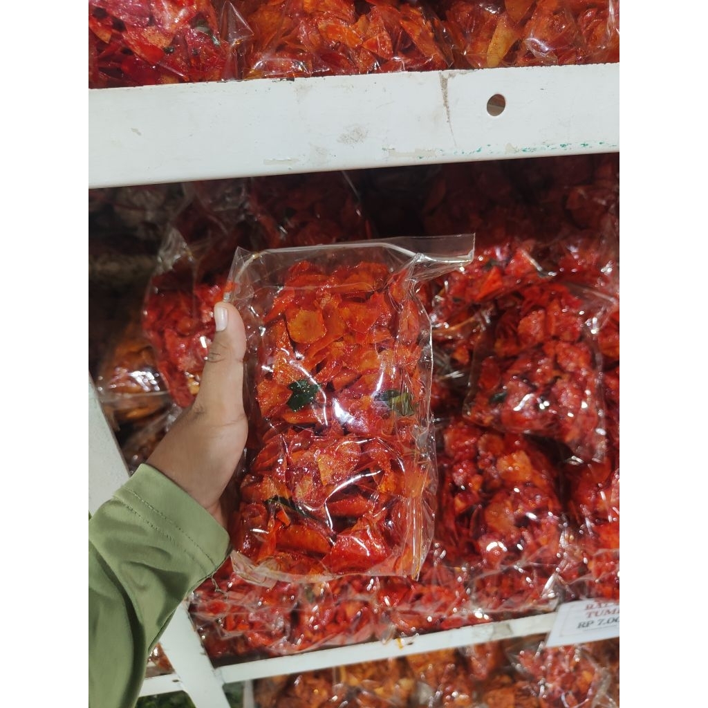 

keripik singkong lengket balado