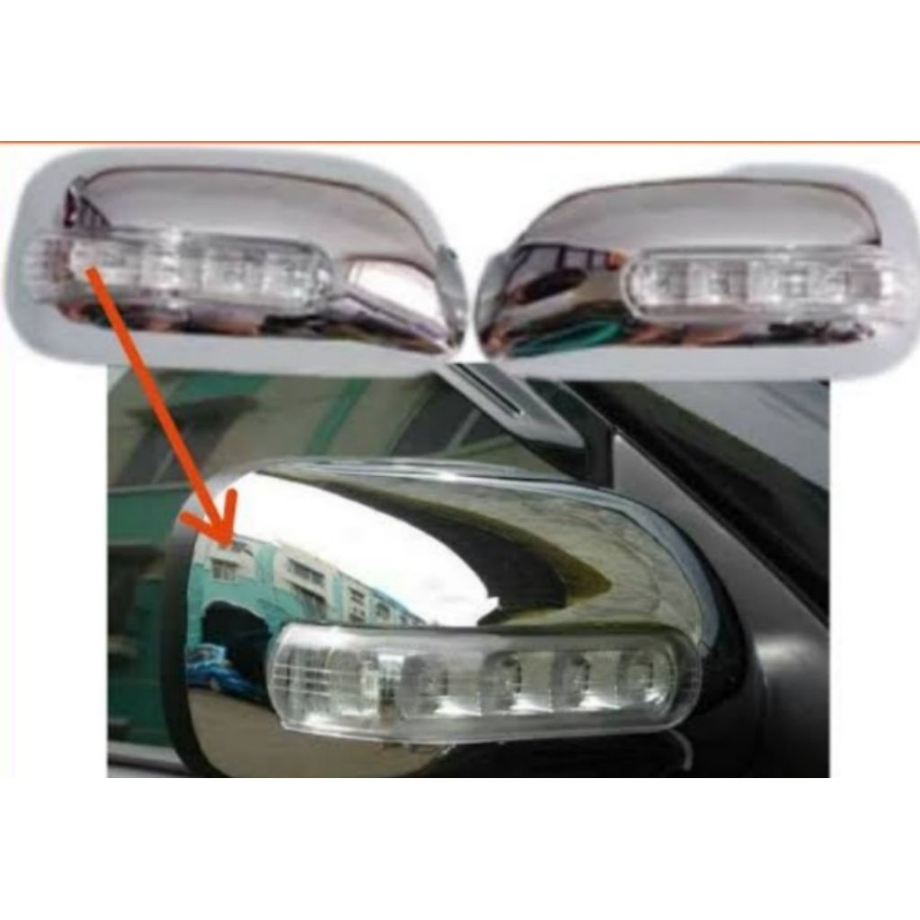 Cover spion lampu  chrome model Plug (Ganti) Avanza /Xenia  2005-2010