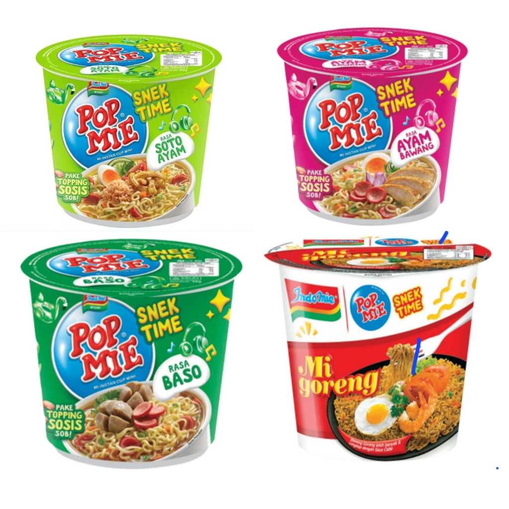 

Pop Mie mini Snek Time All Variant bisa pilih rasa