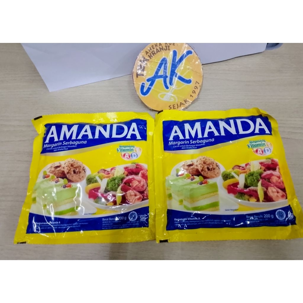

Margarine Amanda Sachet 200gram