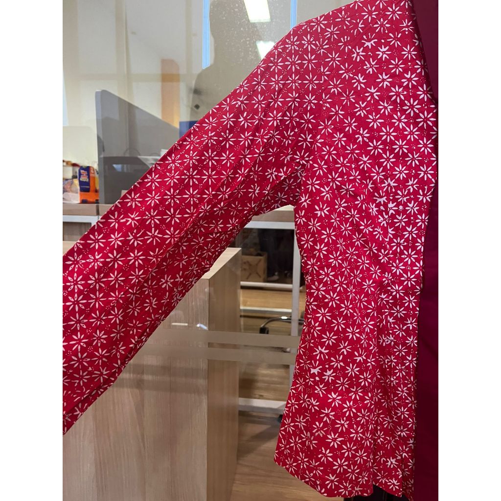Batik model kebaya Maroon