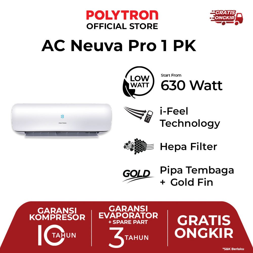 AC POLYTRON PAC-09VZI NOUVA PRO 9000BTU 790 WATT