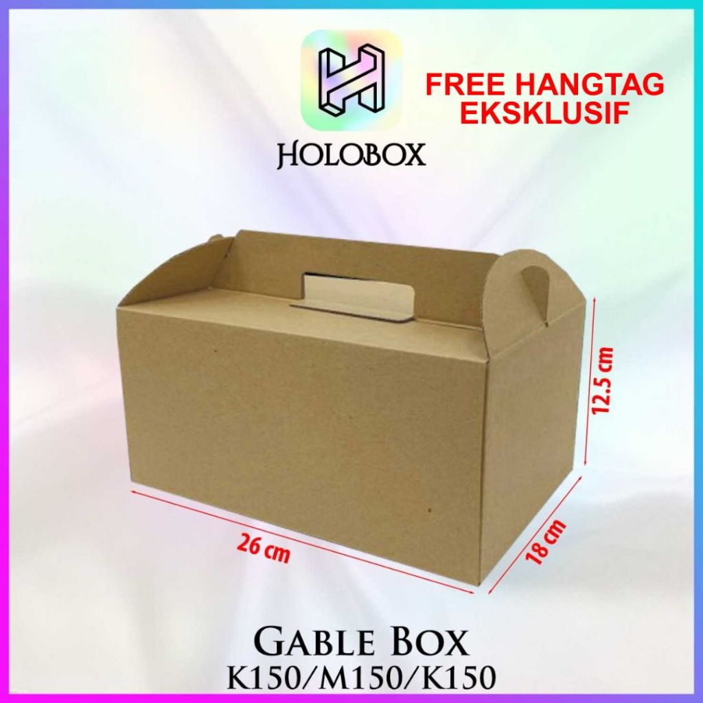 

Kotak Kue|Dus Kue|Gable box|Kotak Murah|26x8x12.5|(A2-11)