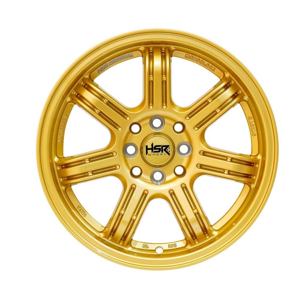 Velg Mobil  Honda Freed, Xenia, Avanza Ring 16 HSR SIAK HSR Lubang 4x100/114  GLOSSY GOLD1