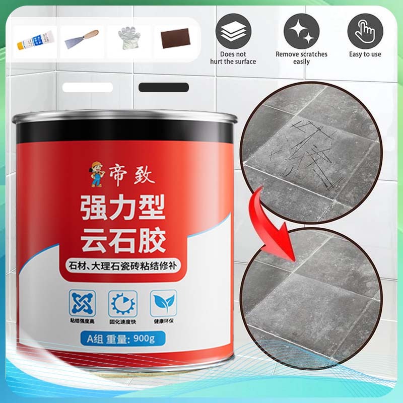 900g Lem Instan Keramik Granit Marmer Perekat Batu Alam Kuat Dan Cepat Kering